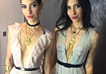 The Veronicas in Harlequin Market Vintage at the 2016 ARIA Music Awards