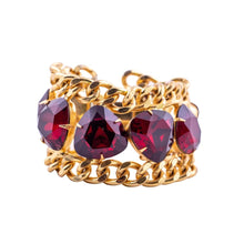 Load image into Gallery viewer, Harlequin Market Crystal Bracelet - Ruby Red