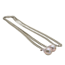 Load image into Gallery viewer, Freshwater Baroque Pearl Adjustable Chain Necklace