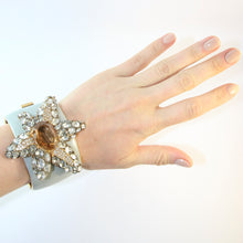 Load image into Gallery viewer, Ciner NY Large Crystal Starfish Cuff Bangle