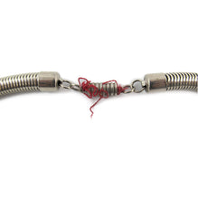 Load image into Gallery viewer, French 1940's Deco Galalith Vintage Necklace - Red