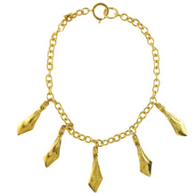 Load image into Gallery viewer, Chanel Vintage Gold Tone Necklace With 'CC Logo' Charms