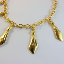 Load image into Gallery viewer, Chanel Vintage Gold Tone Necklace With 'CC Logo' Charms