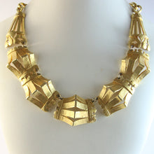 Load image into Gallery viewer, Signed Delphine Nardin Paris Vintage Gold Plated Necklace