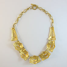 Load image into Gallery viewer, Signed Delphine Nardin Paris Vintage Gold Plated Necklace