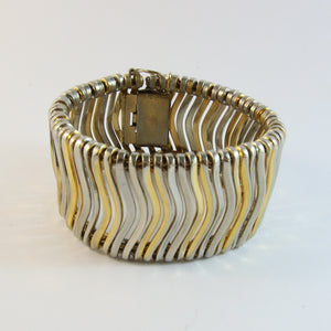 Vintage German Gold & Silver Plated Bracelet