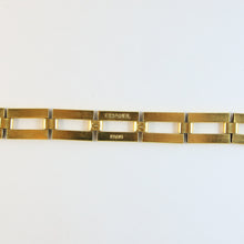 Load image into Gallery viewer, Vintage Signed Chanel Square Link Bracelet