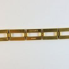 Load image into Gallery viewer, Vintage Signed Chanel Square Link Bracelet