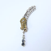 Load image into Gallery viewer, HQM Austrian Clear Crystal Delicate Cuff Tassel Earrings (Clip-on)