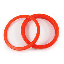 Load image into Gallery viewer, Sliced Bakelite Spacer Bangles c.1950's - Orange
