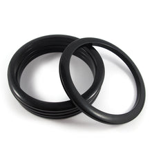 Load image into Gallery viewer, Bakelite Spacer Bangles c.1950's - Black Opaque - Harlequin Market