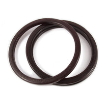 Load image into Gallery viewer, Bakelite Spacer Bangles c.1950's - Chocolate Brown - Harlequin Market