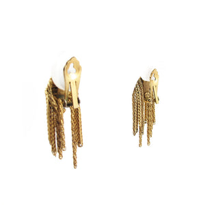 Signed Christian Dior French vintage tassel earrings