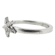 Load image into Gallery viewer, William Griffiths Sterling Silver Small Star Fish Stack Ring