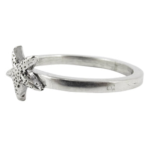 William Griffiths Sterling Silver Small Star Fish Stack Ring