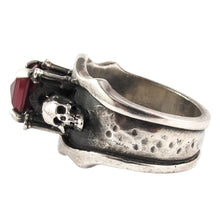 Load image into Gallery viewer, William Griffiths Sterling Silver Small Cathedral Ring with Skills