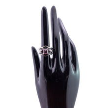 Load image into Gallery viewer, William Griffiths Sterling Silver Red Cubic Zirconia with Skull Details