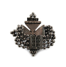 Load image into Gallery viewer, Signed 'David Mandel for The Show Must Go On' Crystal and Chrome Cross Bracelet