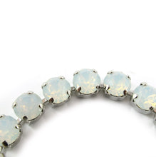 Load image into Gallery viewer, Harlequin Market Crystal Bracelet - White Opal