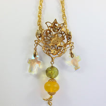 Load image into Gallery viewer, Christian Lacroix Vintage Long Cross Pendant Necklace c.1980s - Harlequin Market