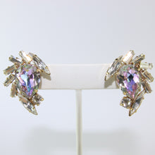 Load image into Gallery viewer, HQM Austrian Aurore Boreale & Clear Crystal Multi Shape Earrings (Pierced)
