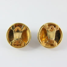 Load image into Gallery viewer, HQM Austrian Vintage Unsigned Large Round Multi Coloured Earrings (Clip-On)