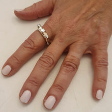Load image into Gallery viewer, HQM Sterling Silver Triple 'Horne' Ring