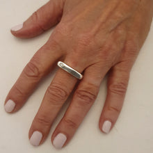 Load image into Gallery viewer, HQM Sterling Silver & Clear Crystal 'Cate' Ring
