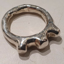 Load image into Gallery viewer, HQM Sterling Silver Triple &#39;Horne&#39; Ring