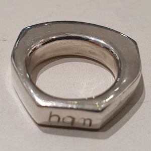 HQM Sterling Silver 'Grace' Ring
