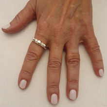 Load image into Gallery viewer, HQM Sterling Silver Triple 'Horne' Ring