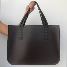 Load image into Gallery viewer, Vintage Brown Signed Chanel Tote Bag c.2000