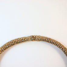 Load image into Gallery viewer, Ciner NY Double Snake Head Crystal Encrusted Necklace