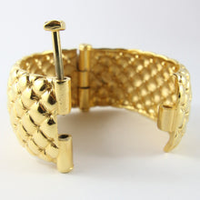 Load image into Gallery viewer, Chic Vintage Signed &#39;Goosens&#39; Cuff Bangle c. 1980s