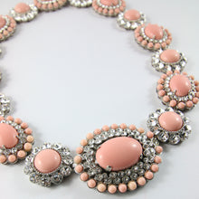 Load image into Gallery viewer, Signed Miu Miu Pastel Pink Statement Necklace