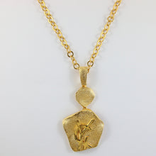 Load image into Gallery viewer, Vintage Yves Saint Laurent YSL Statement Gold Plated Necklace