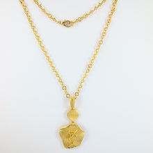 Load image into Gallery viewer, Vintage Yves Saint Laurent YSL Statement Gold Plated Necklace