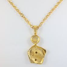 Load image into Gallery viewer, Vintage Yves Saint Laurent YSL Statement Gold Plated Necklace