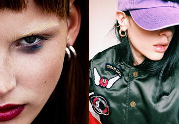 The Cool New Way To Wear Hoop Earrings