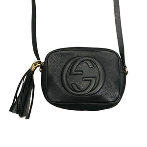 Pre-Owned Gucci Leather Cross Body Bag with Tassel