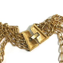 Load image into Gallery viewer, Vintage Signed Trifari Layered Gold Chain Necklace