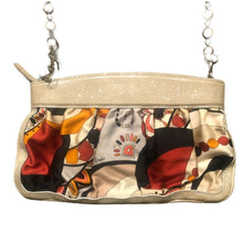 Load image into Gallery viewer, Signed Pucci Multi Colour Silk with Leather Trim Bag