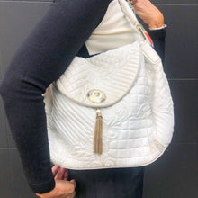 Load image into Gallery viewer, Vintage Versace Limited Edition White Quilted Shoulder Bag