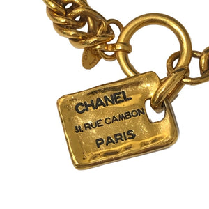 Vintage Signed Chanel 31. Rue Cambon Paris Tag Bracelet