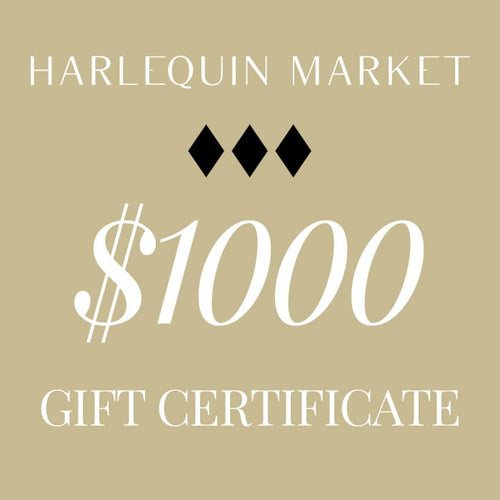 Harlequin Market Gift Certificate -- $1000