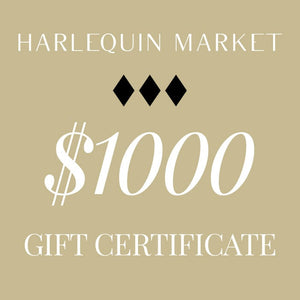 Harlequin Market Gift Certificate -- $1000