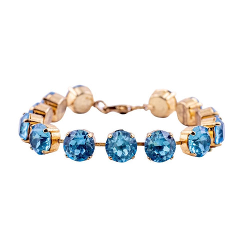 Harlequin Market Crystal Bracelet - Light Blue