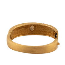 Load image into Gallery viewer, Vintage Signed Givenchy Gold Bangle with Intricate Detailing c.1970s