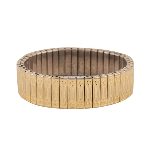 Vintage USA Gold Plated Stretch Bracelet
