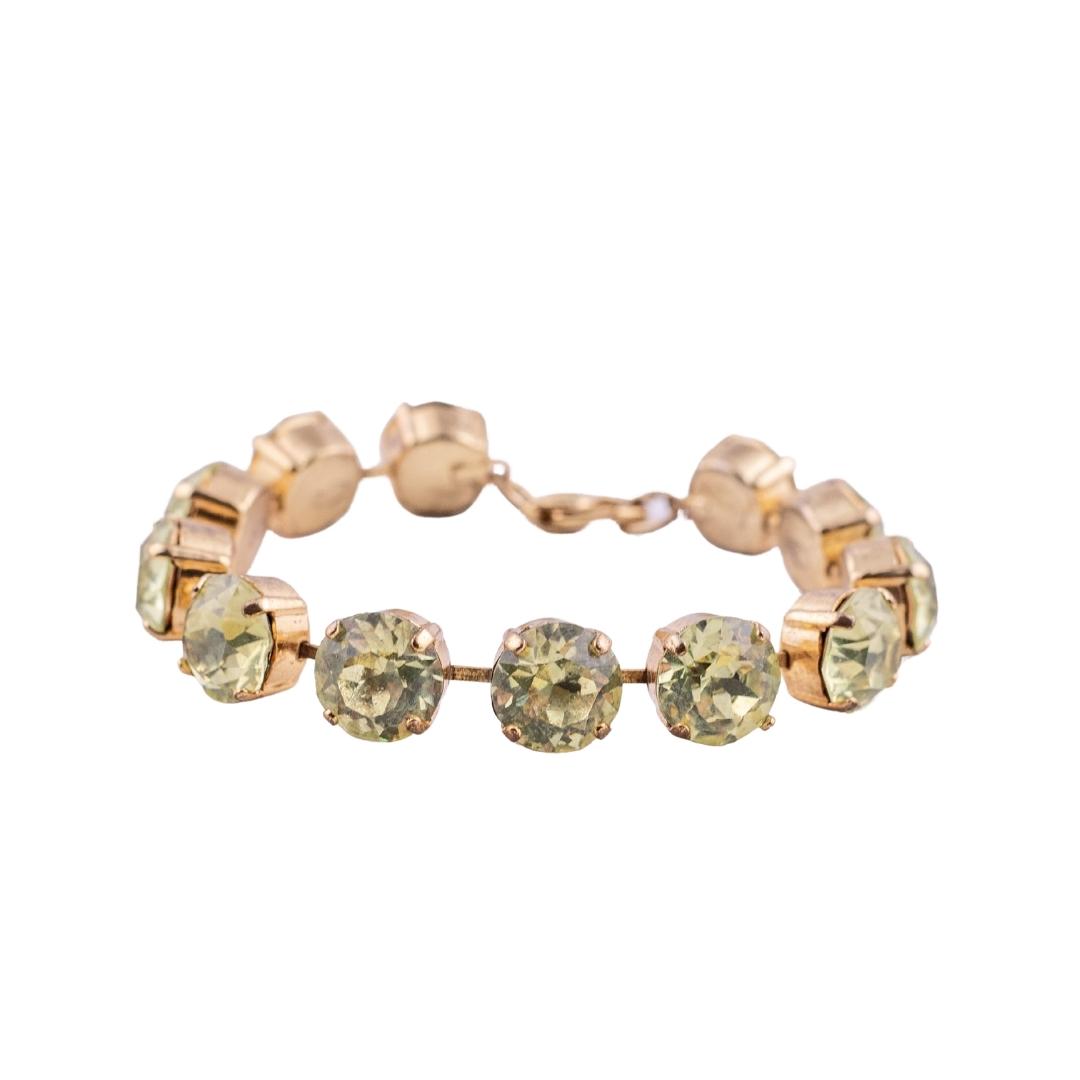 Harlequin Market Crystal Bracelet - Light Yellow